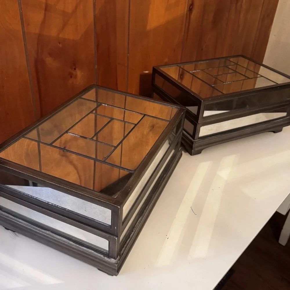 Uttermost Jewelry box mirrored Decorative Panel